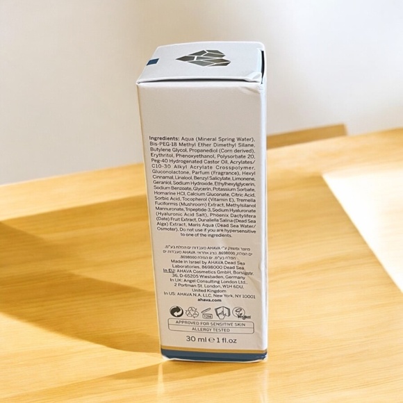 AHAVA Hyaluronic Acid Serum 1 oz / 30 ml – Deep Hydration, Anti‑Aging - Picture 2 of 4